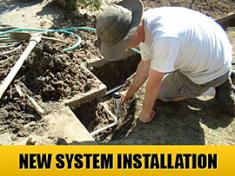 a new sprinkler system installation